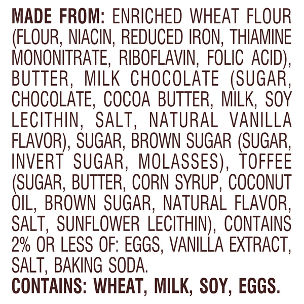 Pepperidge Farm Farmhouse Thin Crispy Toffee Milk Chocolate Cookies Hy Vee Aisles Online Grocery Shopping
