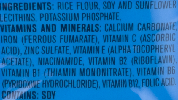 gerber rice cereal ingredients