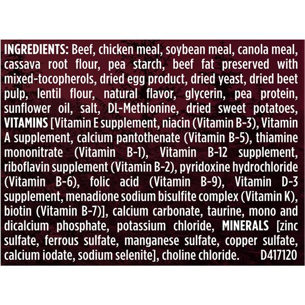 purina one beef and sweet potato