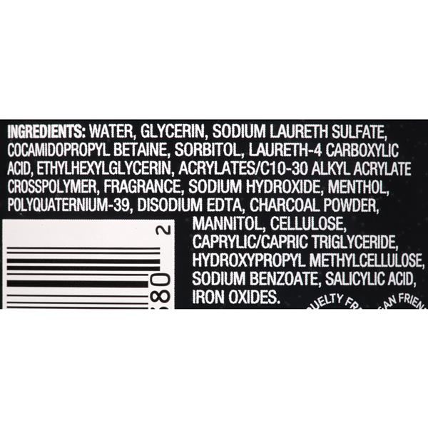 biore black charcoal face wash