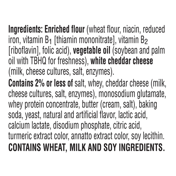 CheezIt White Cheddar Snack Crackers Family Size HyVee Aisles Online Grocery Shopping