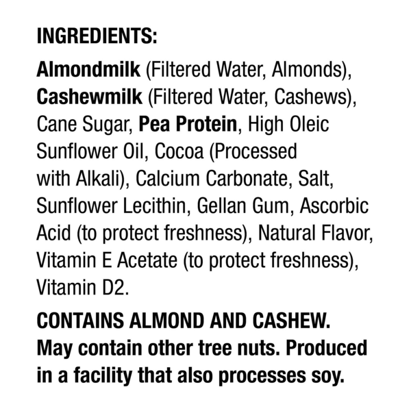 almond cashew protein milk