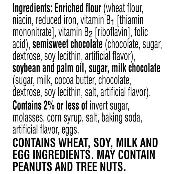 Keebler Chocolate Chip Cookies Nutrition Facts