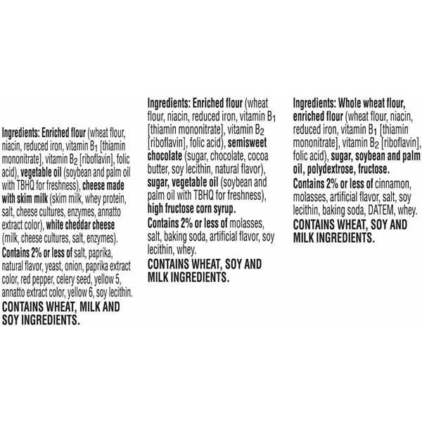 Keebler Gripz Chips Deluxe/CheezIt/Grahams Snack Variety Pack, 140.9 oz Pouches HyVee