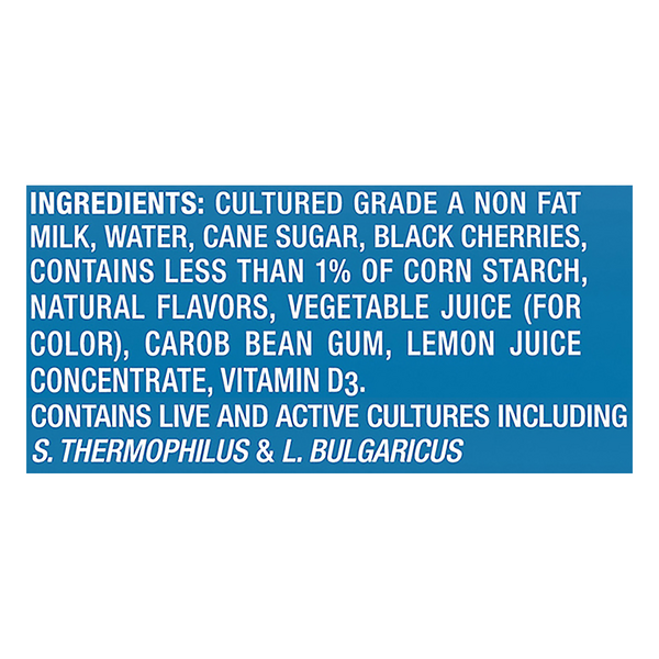 Oikos Fruit on the Bottom Black Cherry Nonfat Greek Yogurt 4-5.3 Oz ...