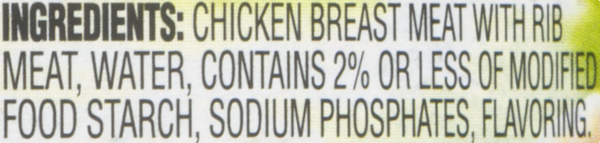 Premium Chicken Breast No Salt Added - HORMEL® Canned Meats