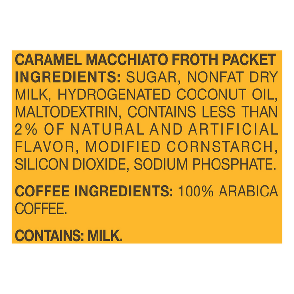 gevalia froth packets