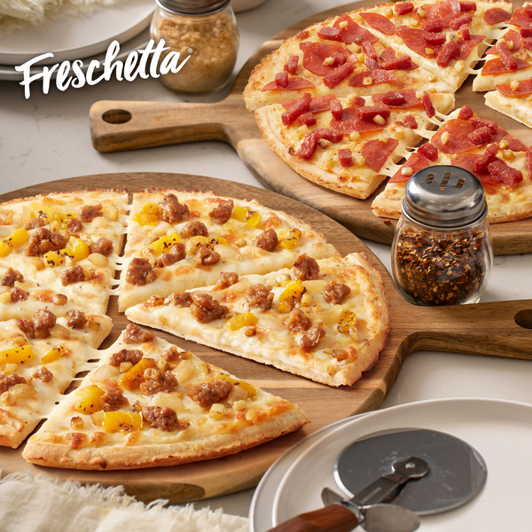 Freschetta Garlic Duo Sausage Frozen Pizza | Hy-Vee Aisles Online
