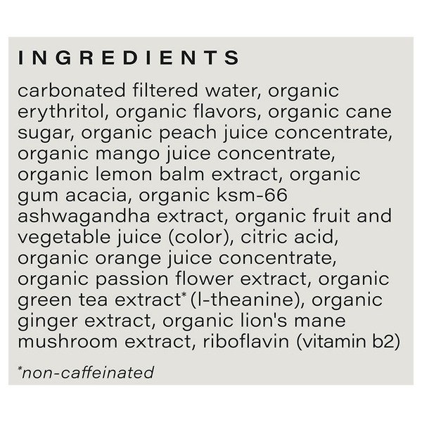 Hiyo Organic Peach Mango Non-Alcoholic Social Tonic 4Pk | Hy-Vee