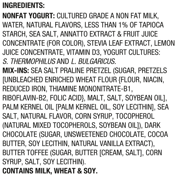 Oikos Remix Salted Caramel High Protein Nonfat Greek Yogurt With
