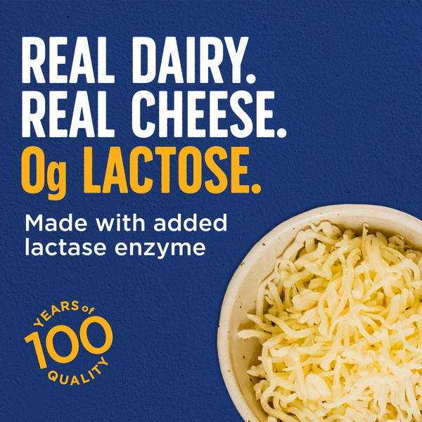 Kraft Natural Lactose Free Shredded Mozzarella Cheese 7 oz Bag