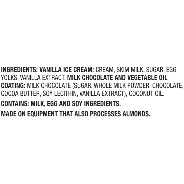 Haagen-Dazs Mini Ice Cream Bars, Vanilla Milk Chocolate, 6Ct | Hy