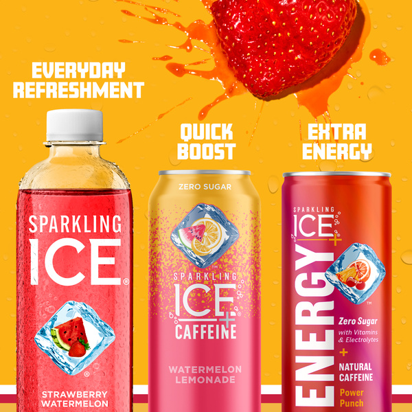 Sparkling Ice, Strawberry Watermelon Flavored Sparkling Water