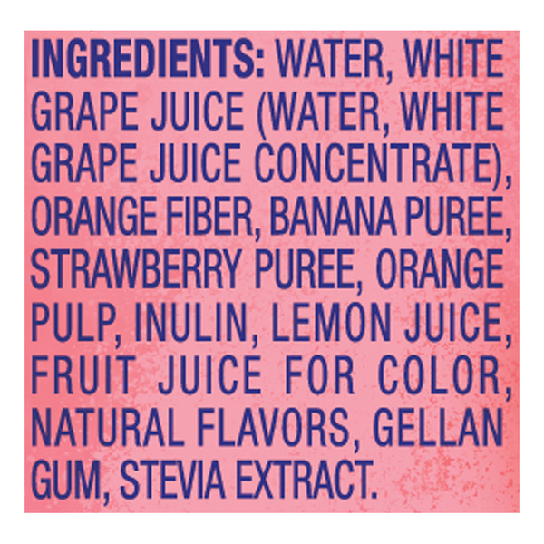 Naked No Added Sugar Strawberry, Lemon Ginger Fiber Juice Smoothie Bottle (15.2 fl oz)