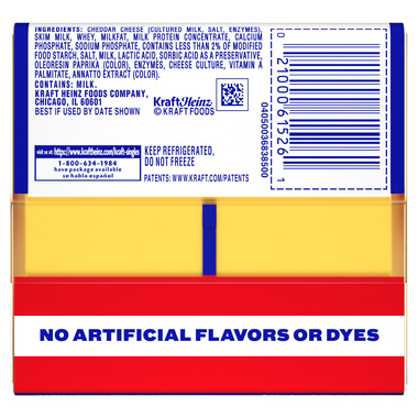Kraft American Processed Cheese-Slices 16 oz | Hy-Vee Aisles