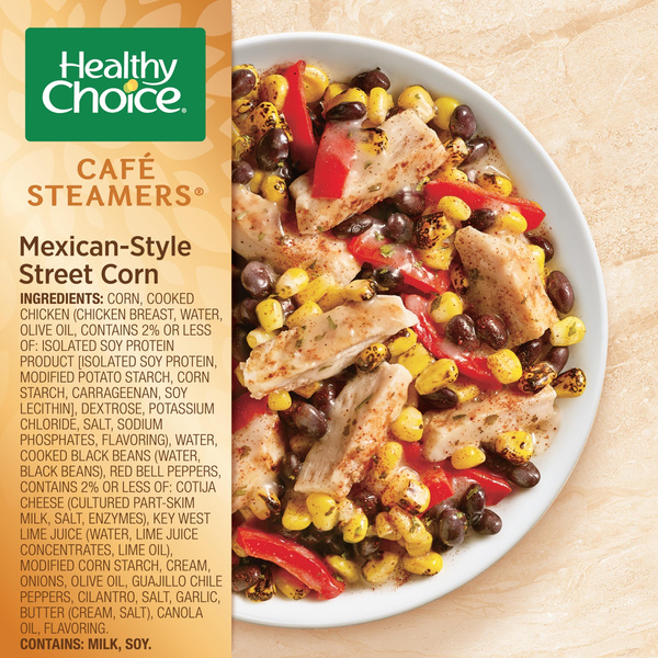 Healthy Choice Café Steamers Mexican Style Street Corn Frozen Meal