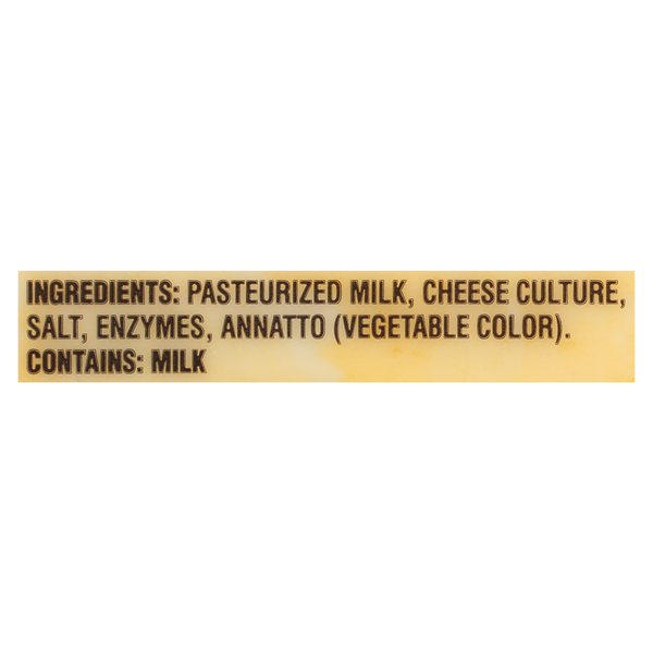 Hy-Vee Orange Rind Muenster Natural Cheese Brick | Hy-Vee