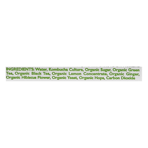 Strainge Beast Ginger, Lemon & Hibiscus Hard Kombucha | Hy-Vee