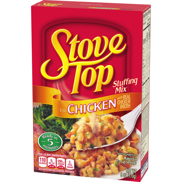 Stove Top Turkey Stuffing Mix Side Dish Twin Pack, 2 ct Pack, 6 oz Boxes