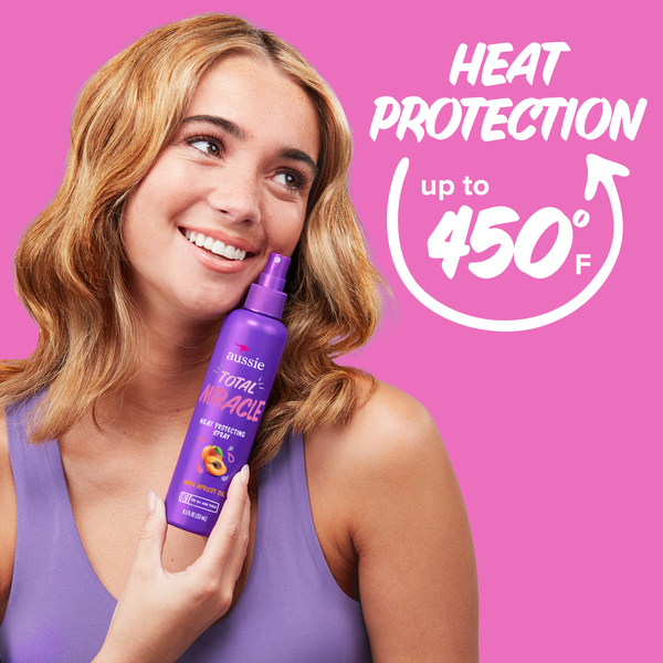 トリートメント MAY Aussie Total Miracle Heat Protecting Spray with Apricot | Hy-Vee