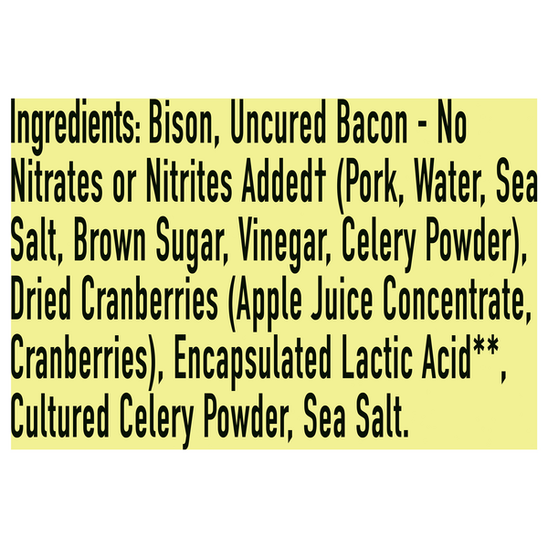 EPIC™ Gluten-Free Uncured Bacon + Cranberry Grass-Fed Bison Bar, 1.3 oz -  Harris Teeter