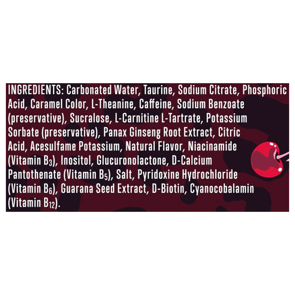 Alani Nu Cherry Bomb Sugar Free Energy Drink Can