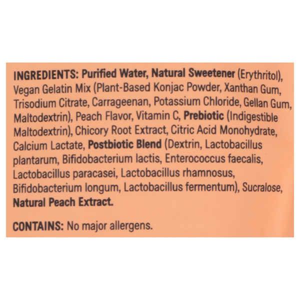 Dally Zero-Sugar Peach Gel Fruit Snack