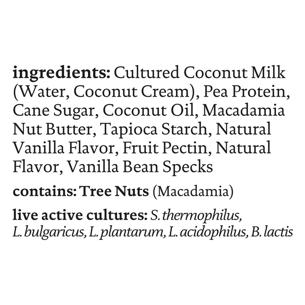 Siggi's Plant-Based Coconut Blend, Non-Dairy, Vanilla Yogurt | Hy