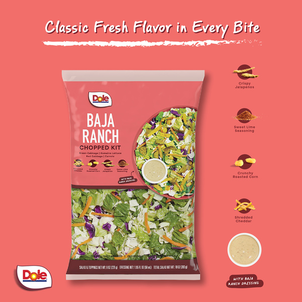 Dole Baja Ranch Chopped Kit | Hy-Vee Aisles Online Grocery Shopping