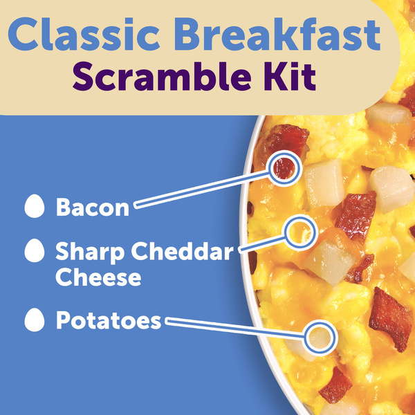 Just Crack An Egg Classic Breakfast Scramble Kit - Refrigerated 3