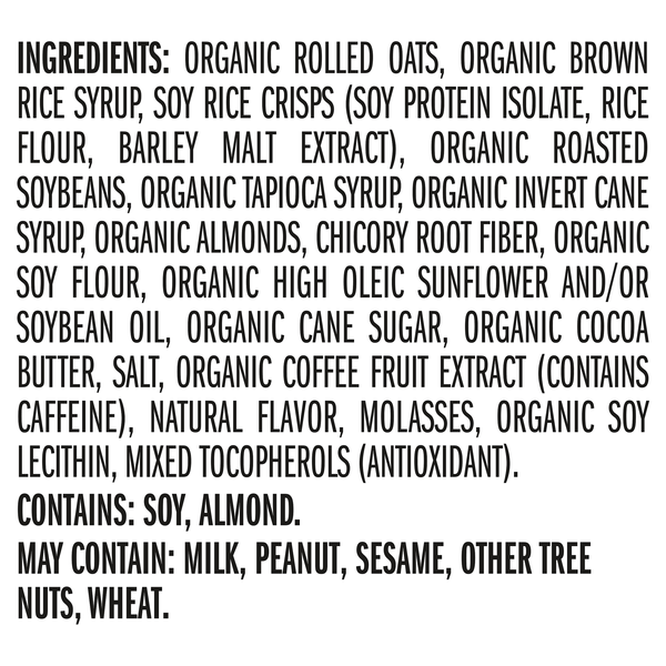 CLIF Bar Caffeinated Collection, Vanilla Almond Energy Bar, Made With ...