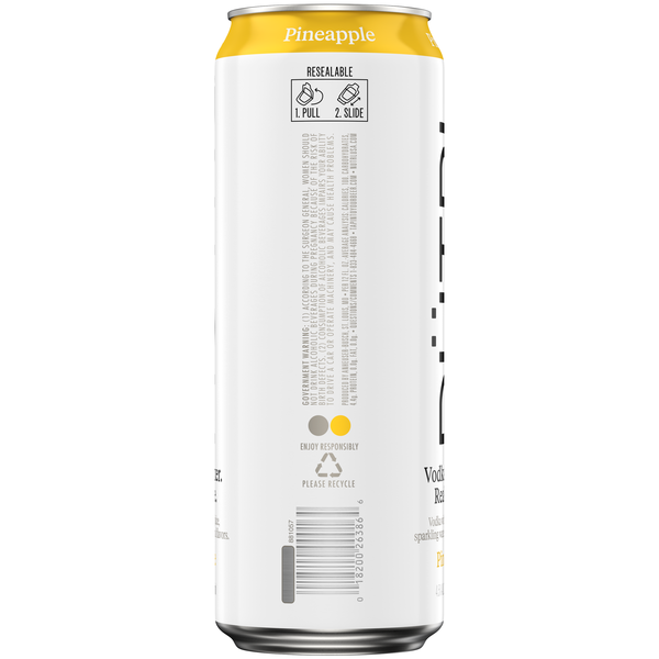 Nutrl Vodka Seltzer, Pineapple | Hy-Vee Aisles Online Grocery Shopping