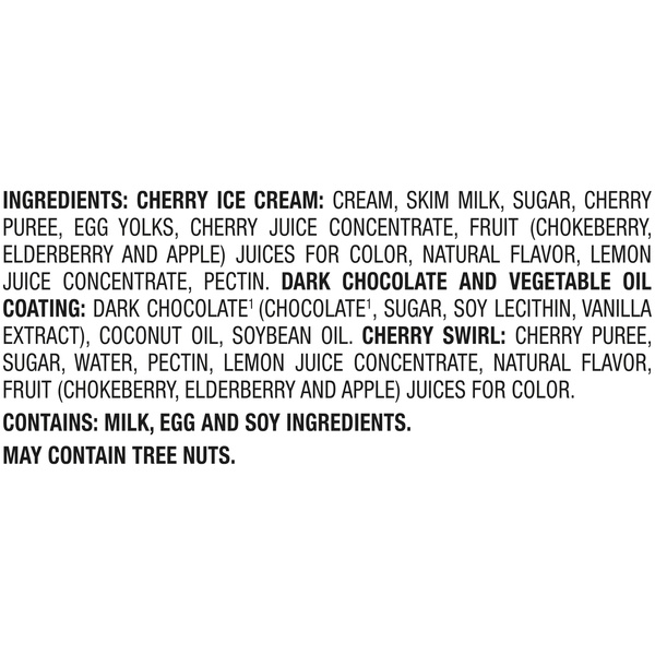 Haagen Dazs Cherry Dark Chocolate Ice Cream Bars, 3 Count | Hy-Vee