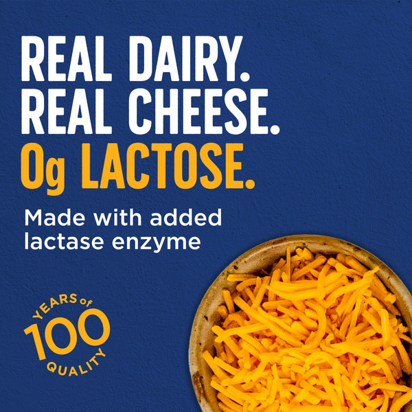 Kraft Natural Lactose Free Shredded Cheddar Cheese 7 oz Bag | Hy