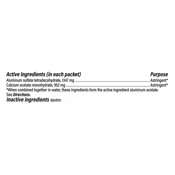 Domeboro Astringent Solution Powder Packets, 12 Count | Hy-Vee Aisles ...