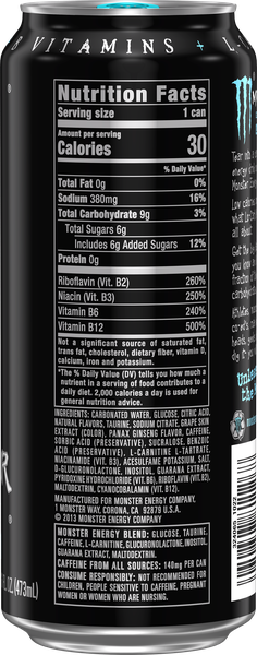 ラバーバンドセット（FACT, MONSTER ENERGY 他） Monster Energy, LoCarb , Energy Drink, 12 Pack - 16 Fl Oz | Hy-Vee