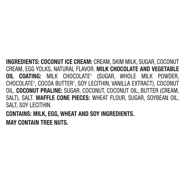Haagen-Dazs Toasted Coconut Crunch Ice Cream Bars, 3Ct | Hy-Vee