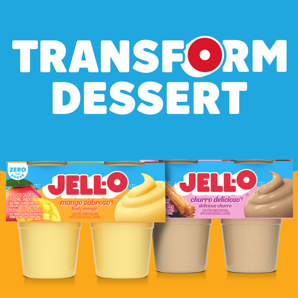 Jell-O Mango Sabroso Ready To Eat Refrigerated Pudding 14.5 oz